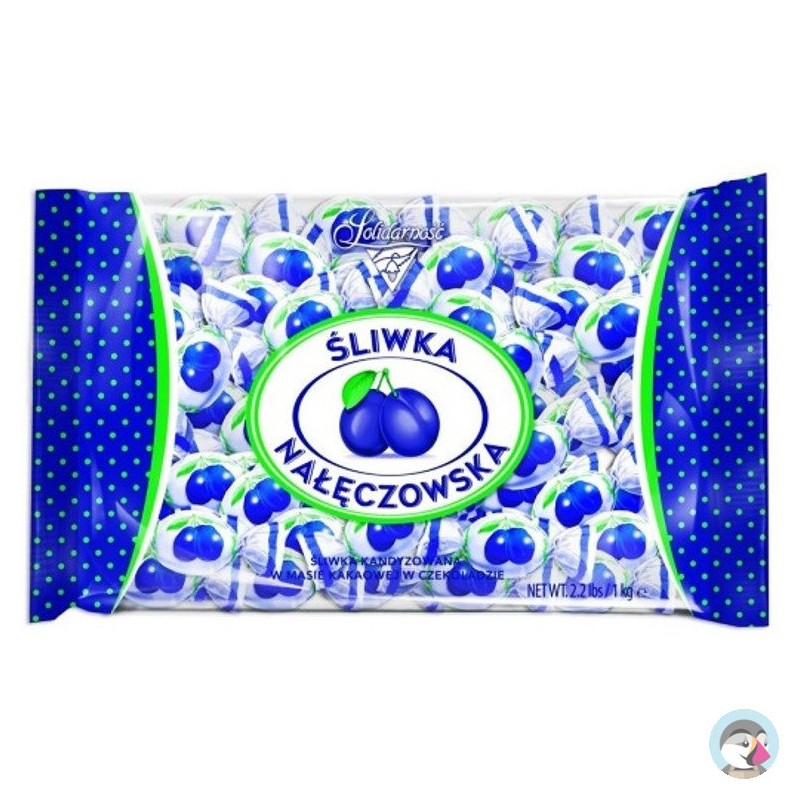 Cukierki SOLIDARNOŚĆ ŚLIWKA Nałęczowska w czekoladzie 1kg