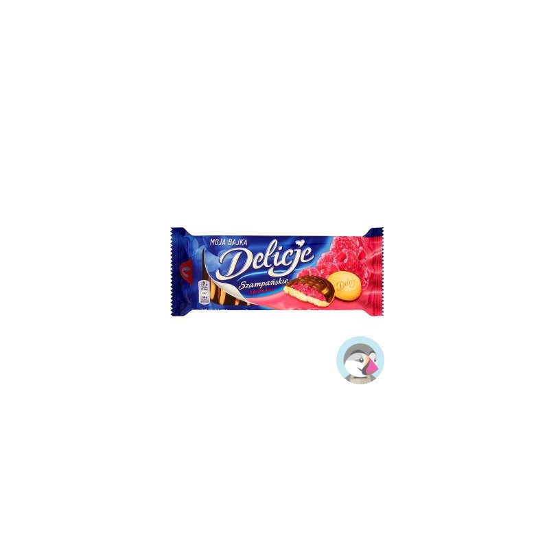 Ciastka DELICJE Szampańskie 147g malina