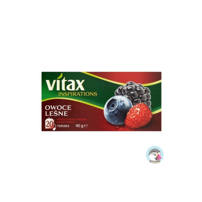 Herbata VITAX INSPIRATIONS (20 torebek 2g) OWOCE LEŚNE zawieszka