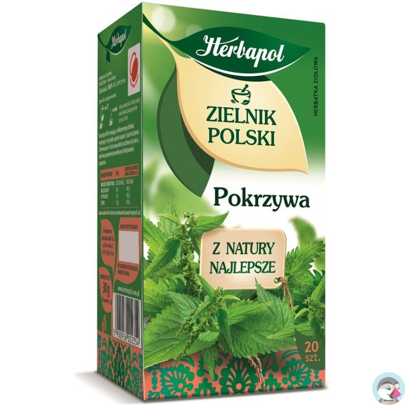 Herbata HERBAPOL ZIELNIK POLSKI (20 torebek) pokrzywa