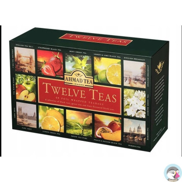 Herbata AHMAD TEA Twelve Teas zestaw (60 kopert x 2g)