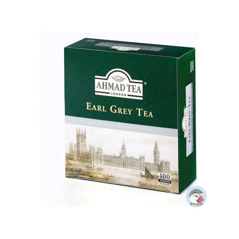 Herbata AHMAD TEA EARL GREY 100t 2g czarna zawieszka