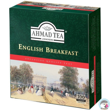 Herbata AHMAD TEA ENGLISH BREAKFAST 100t 2g zawieszka