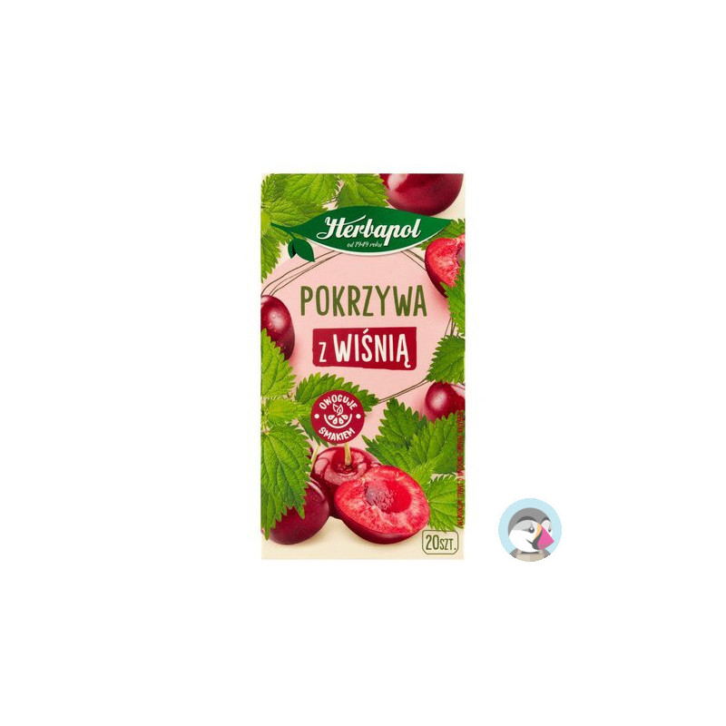 Herbata HERBAPOL owocowo-ziołowa (20 saszetek) Pokrzywa z Wiśnią 30g