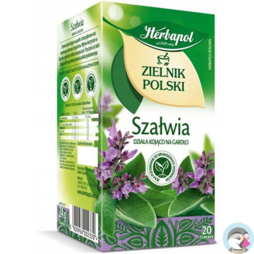 Herbata HERBAPOL ZIELNIK POLSKI (20 torebek) szałwia