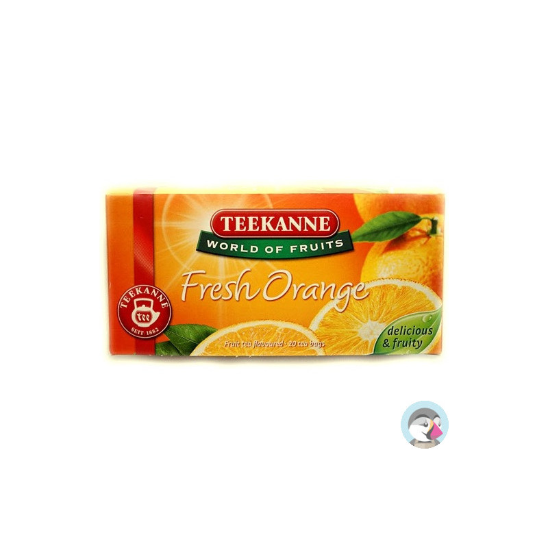 Herbata TEEKANNE owocowa (20 torebek x 2,25g) o smaku pomarańczowym FRESH ORANGE