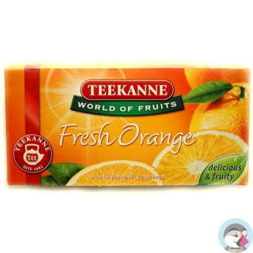 Herbata TEEKANNE owocowa (20 torebek x 2,25g) o smaku pomarańczowym FRESH ORANGE