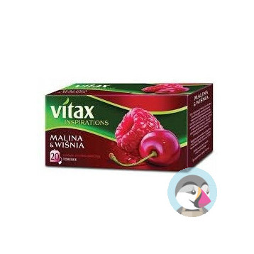 Herbata VITAX INSPIRATIONS (20 torebek) 40g Malina & Wiśnia