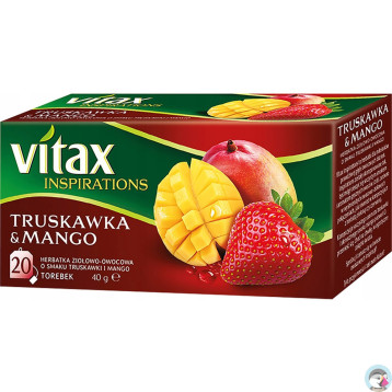 Herbata VITAX INSPIRATIONS (20 torebek) 40g Truskawka & Mango