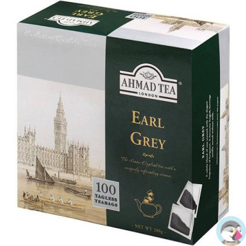 Herbata AHMAD TEA EARL GREY 100 torebek bez zawieszki