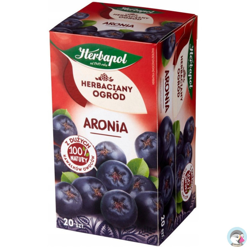 Herbata HERBAPOL owocowo-ziołowa (20 tb) ARONIA 70g HERBACIANY OGRÓD