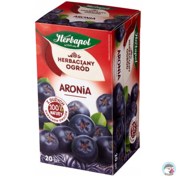 Herbata HERBAPOL owocowo-ziołowa (20 tb) ARONIA 70g HERBACIANY OGRÓD