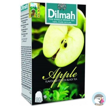 Herbata DILMAH (20 torebek) czarna z aromatem Jabłko