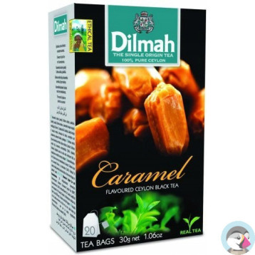 Herbata DILMAH (20 torebek) czarna z aromatem Karmel