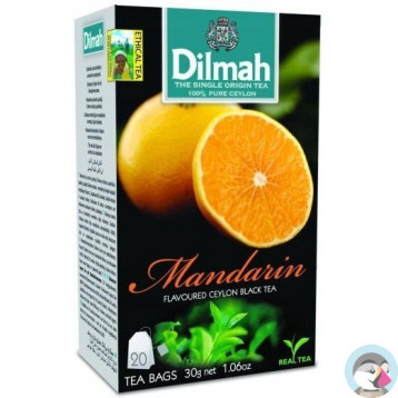 Herbata DILMAH (20 torebek) czarna z aromatem MANDARYNKA