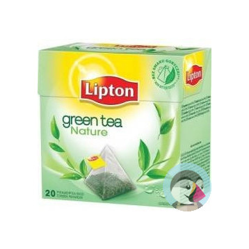 Herbata LIPTON PIRAMID (20 torebek) zielona GREEN TEA NATURE
