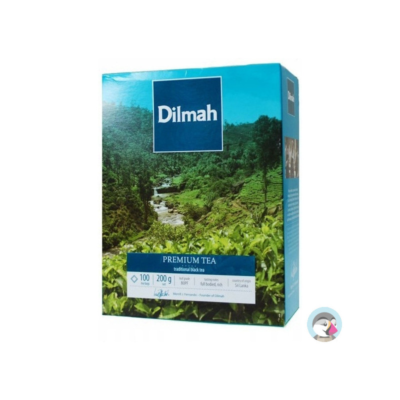 Herbata DILMAH PREMIUM TEA 100szt x2g RG100P PURE CEYLON czarna