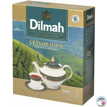 Herbata DILMAH CEYLON GOLD (100 torebek 2g) czarna