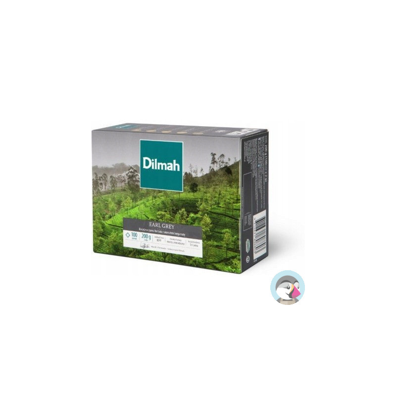 Herbata DILMAH (100szt x2g) czarna EARL GREY
