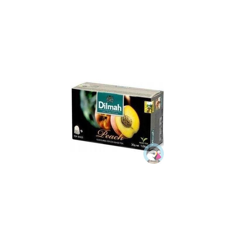 Herbata DILMAH (20 torebek) czarna z aromatem Brzoskwinia