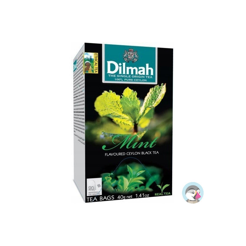 Herbata DILMAH (20 torebek) czarna z aromatem mięty 30 g