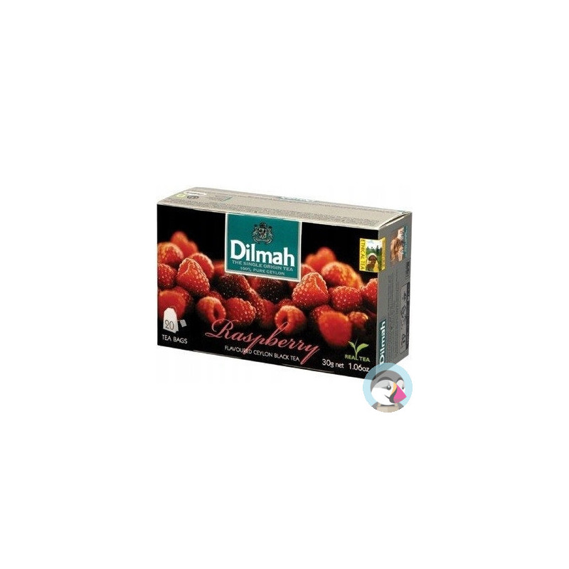 Herbata DILMAH (20 torebek) czarna z aromatem Maliny