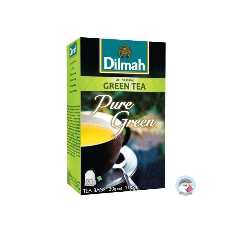 Herbata DILMAH (20 torebek) zielona Pure Green ekspresowa