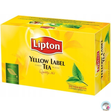 Herbata LIPTON YELLOW LABEL (50 torebek)