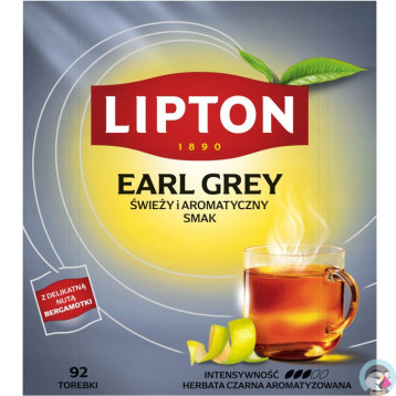 Herbata LIPTON (92 torebki x 1,5g) EARL GREY