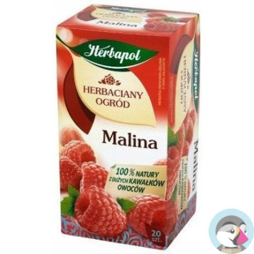 Herbata HERBAPOL owocowo-ziołowa (20 saszetek) Malina 54g HERBACIANY OGRÓD
