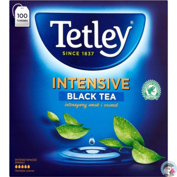Herbata TETLEY INTENSIVE (100 torebek  2g) czarna