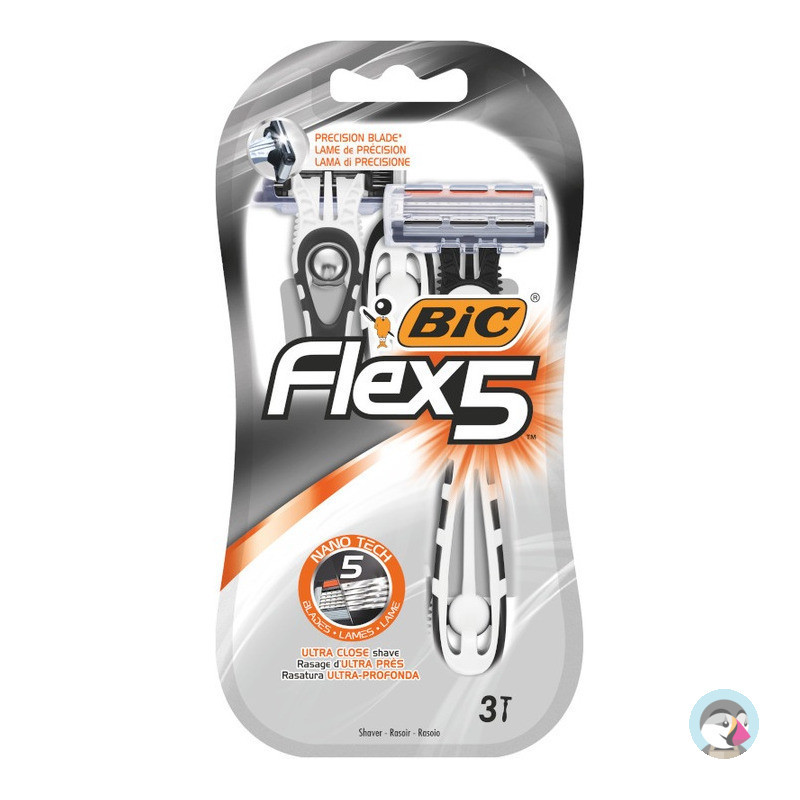 Maszynka do golenia BIC FLEX5 blister 3sztuki