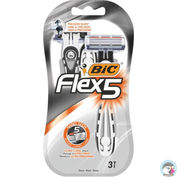 Maszynka do golenia BIC FLEX5 blister 3sztuki