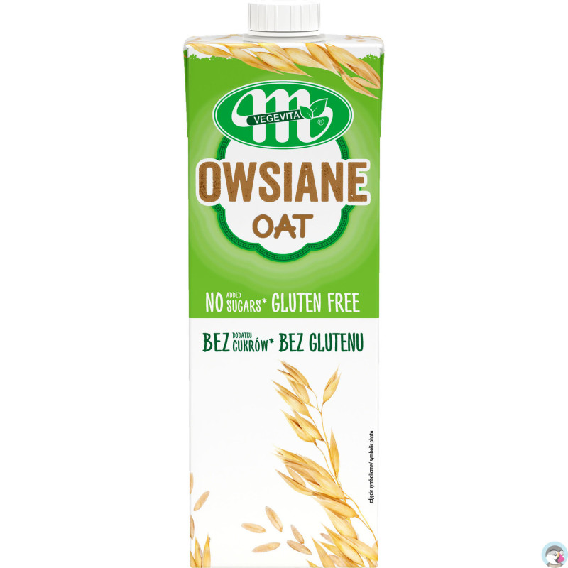 Napój MLEKOVITA VEGEVITA 1L Owsiany bez cukru, bez glutenu
