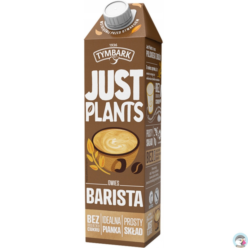 Napój TYMBARK Just Plants 1L BARISTA owies