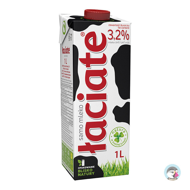 Mleko ŁACIATE UHT 3.2% 1L