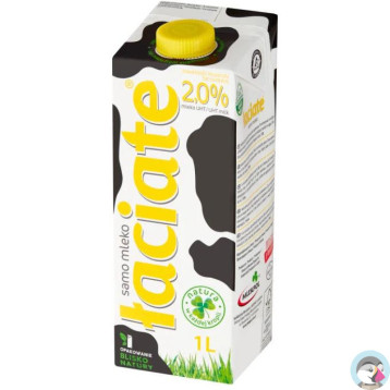 Mleko ŁACIATE UHT 2% 1L