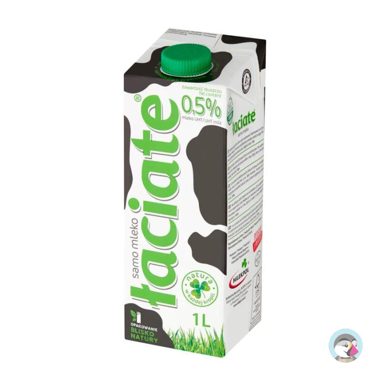 Mleko ŁACIATE UHT 0.5% 1L