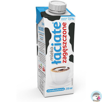 Mleko ŁACIATE UHT 250ml zagęszczone niesłodzone