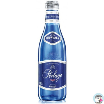 Woda CISOWIANKA 0.3L (24szt) Perlage gazowana szkło