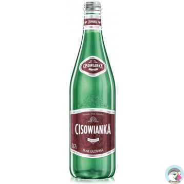 Woda CISOWIANKA 0.7L (12szt) Silny gaz szkło
