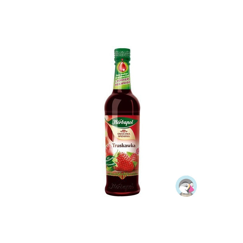 Syrop HERBAPOL Owocowa Spiżarnia truskawka 420ml