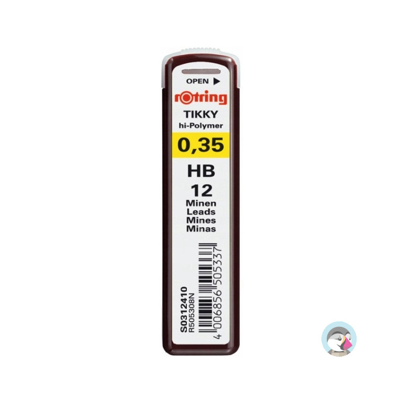 Grafity 0.35mm HB do ołówków automatycznych ROTRING S0312410
