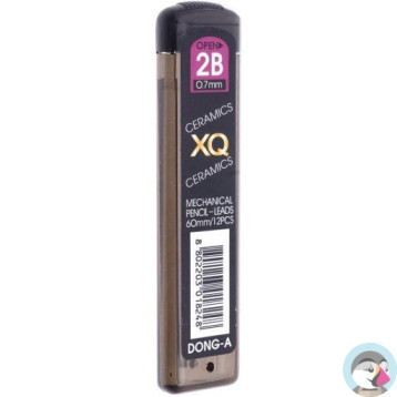 Grafity do ołówka automatycznego XQ 0.7mm 2B DONG-A