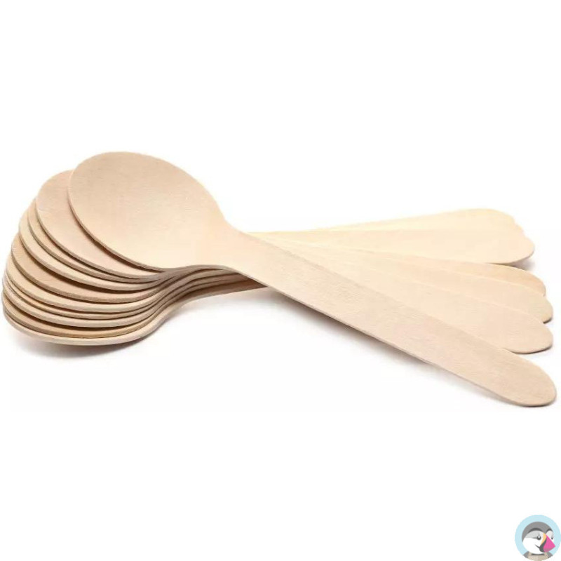 Łyżka jednorazowa drewniana 16cm (100)