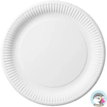 Talerz papierowy biały średnica 23cm (100sztuk) 7500023/7500123 Think`n Pack