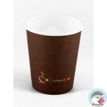 Kubek papierowy 150ml z nadrukiem COFFEE 4 YOU (100) 70mm 221.507b