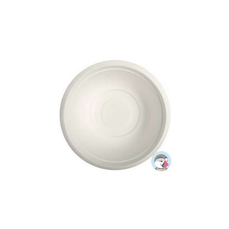 Miseczka z trzciny cukrowej 500ml biała(50szt)84590/15567 100% biodegradowalna