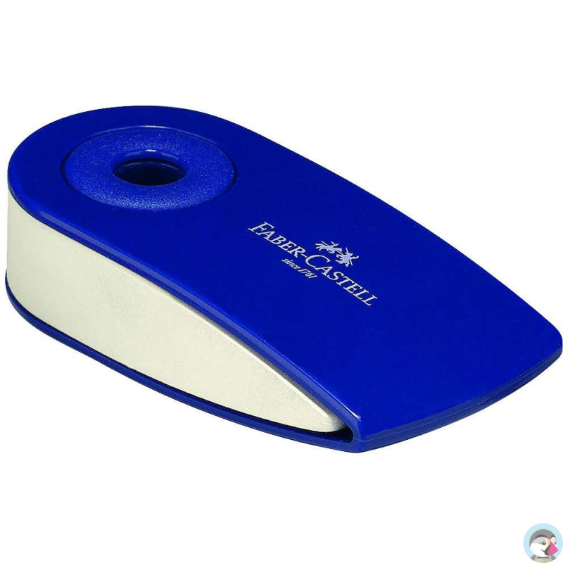Gumka SLEEVE czerwono-niebieska 182401 FABER-CASTELL