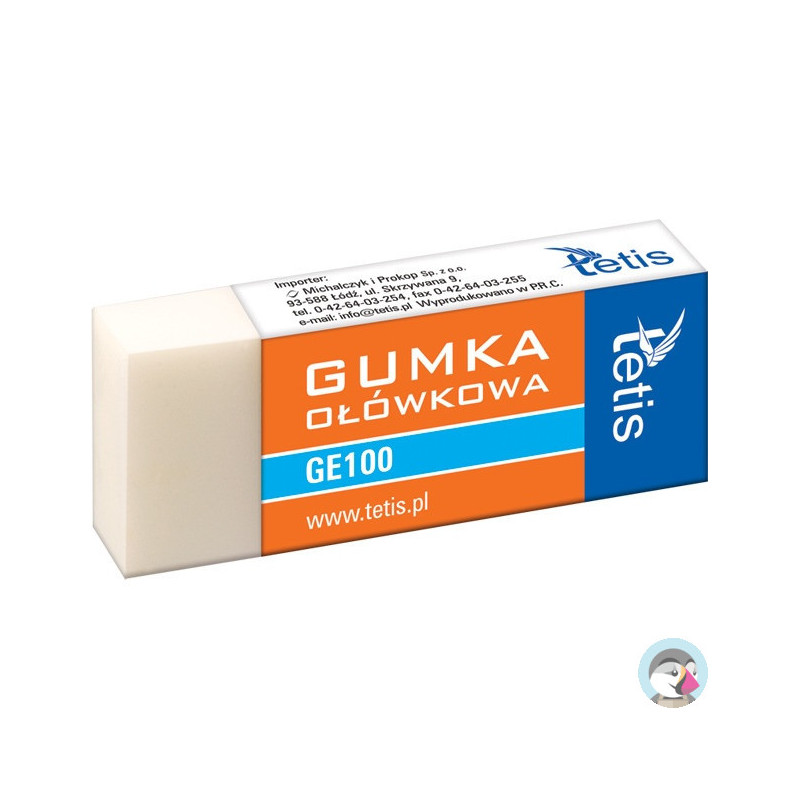 Gumka ołówkowa GE100 TETIS